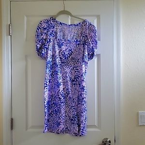 Lily Pultizer hayon shirt sleeve dress medium